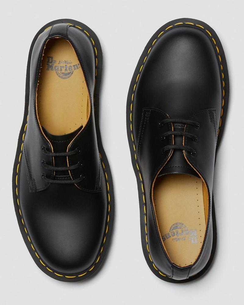 Dr Martens 1461 Smooth Læder Oxford Sko Dame Sort | DK 372TCE